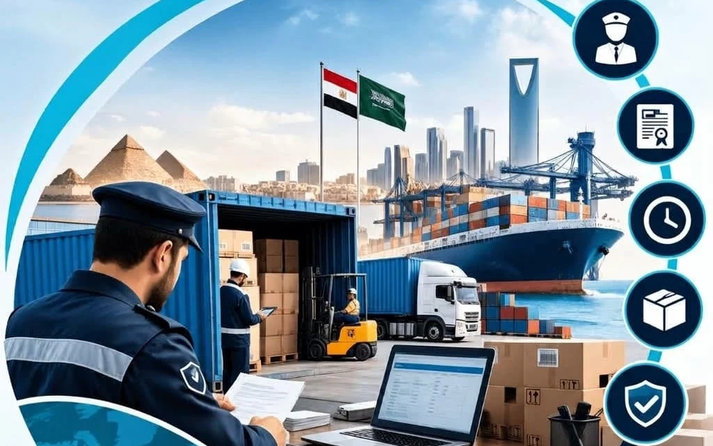 شركة تخليص جمركي: جدول واحد بيجمع مواعيد الشحن ومدة تخليص كل منفذ وتكلفة كل بند